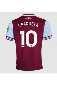 Fotbalové Dres West Ham United Lucas Paqueta #10 Domácí Oblečení 2024-25 Krátký Rukáv